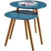 image:imageConvenience Concepts Oslo Nesting End Tables Gray  Light OakBlueNatural