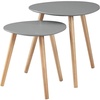 image:imageConvenience Concepts Oslo Nesting End Tables Gray  Light OakGrayLight Oak
