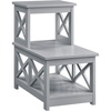 image:imageConvenience Concepts Oxford 2 Step Chairside End Table EspressoGrey