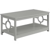 image:imageConvenience Concepts Ring Coffee Table BlackGrey