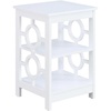image:imageConvenience Concepts Ring End Table BlackWhite