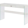 image:imageConvenience Concepts SoHo 1Drawer Console Table White