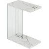 image:imageConvenience Concepts SoHo C End Table White Faux MarbleWhite Faux Marble