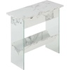 White Faux Marble