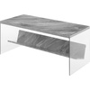 Gray Faux Marble/Glass