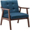 image:imageConvenience Concepts Take a Seat Chairs Bumblebee Yellow FabricEspressoConant Blue FabricEspresso