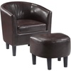 Espresso Faux Leather