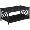 image:imageConvenience Concepts Titan Coffee Table with Shelf BlackBlack