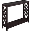 image:imageConvenience Concepts Titan Console Table with Shelf EspressoEspresso