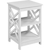 image:imageConvenience Concepts Titan End Table with Shelves WhiteWhite