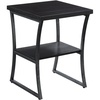 image:imageConvenience Concepts XCalibur End Table Espresso  Slate Gray FrameEspresso  Slate Gray Frame