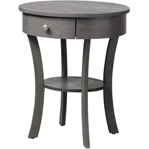 image:imageConvenience Concepts Classic Accents Schaffer End Table Dark Gray WirebrushWirebrush Dark Gray