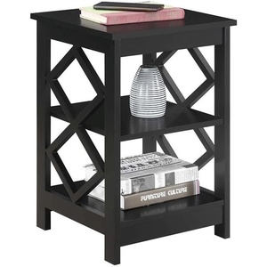 image:imageConvenience Concepts Diamond End Table GrayBlack