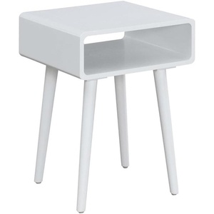 image:imageConvenience Concepts Napa End Table 1875  MidCentury Modern Accent Side Table with Storage Shelf for Transitional Contemporary Living amp Family Room EspressoWhite