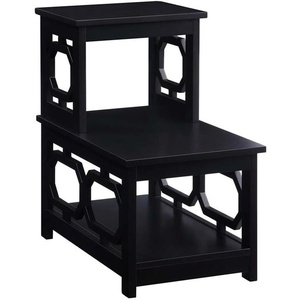 image:imageConvenience Concepts Omega 2 Step Chairside End Table BlackBlack