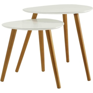 image:imageConvenience Concepts Oslo Nesting End Tables Gray  Light OakWhiteNatural