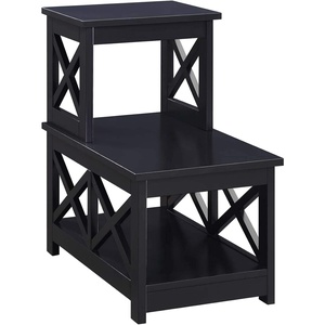image:imageConvenience Concepts Oxford 2 Step Chairside End Table EspressoBlack