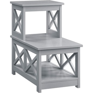 image:imageConvenience Concepts Oxford 2 Step Chairside End Table EspressoGrey