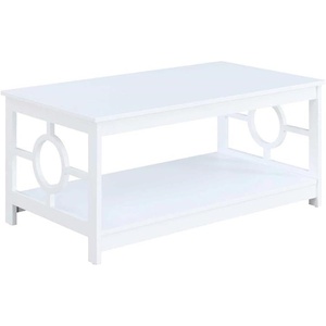 image:imageConvenience Concepts Ring Coffee Table BlackWhite