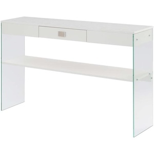 image:imageConvenience Concepts SoHo 1Drawer Console Table White