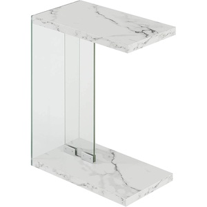 image:imageConvenience Concepts SoHo C End Table White Faux MarbleWhite Faux Marble
