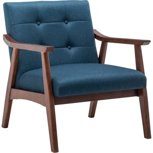 image:imageConvenience Concepts Take a Seat Chairs Bumblebee Yellow FabricEspressoConant Blue FabricEspresso