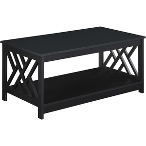 image:imageConvenience Concepts Titan Coffee Table with Shelf BlackBlack