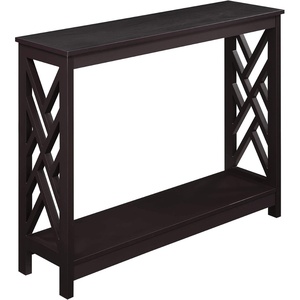 image:imageConvenience Concepts Titan Console Table with Shelf EspressoEspresso