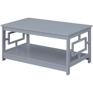 image:imageConvenience Concepts Town Square Coffee Table with Shelf GrayGrey