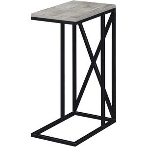 image:imageConvenience Concepts Tucson C End Table BarnwoodBlackFaux BirchBlack
