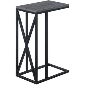 image:imageConvenience Concepts Tucson C End Table Weathered Gray  BlackWeathered GrayBlack