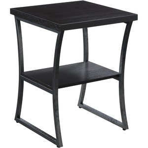 image:imageConvenience Concepts XCalibur End Table Espresso  Slate Gray FrameEspresso  Slate Gray Frame