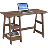 image:imageConvenience Concepts 090107ES Trestle Desk EspressoCappuccino