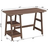 image:imageConvenience Concepts 090107ES Trestle Desk EspressoCappuccino