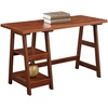 image:imageConvenience Concepts 090107ES Trestle Desk EspressoCherry
