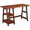 image:imageConvenience Concepts 090107ES Trestle Desk EspressoCherry