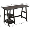 image:imageConvenience Concepts 090107ES Trestle Desk EspressoEspresso