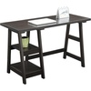 image:imageConvenience Concepts 090107ES Trestle Desk EspressoEspresso