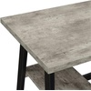 image:imageConvenience Concepts 090107ES Trestle Desk EspressoFaux BirchBlack
