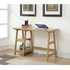 image:imageConvenience Concepts 090107ES Trestle Desk EspressoLight Oak