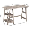 image:imageConvenience Concepts 090107ES Trestle Desk EspressoSandstone