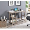 image:imageConvenience Concepts 090107ES Trestle Desk EspressoSandstone