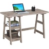image:imageConvenience Concepts 090107ES Trestle Desk EspressoSandstone