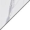 image:imageConvenience Concepts 090107ES Trestle Desk EspressoWhite Faux MarbleWhite