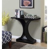 image:imageConvenience Concepts 121899BL Newport Infinity Console Table Black