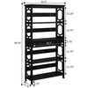 image:imageConvenience Concepts 203071BL 5Tier Bookcase with Drawer BlackBlack