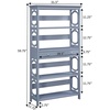 image:imageConvenience Concepts 203071BL 5Tier Bookcase with Drawer BlackGrey