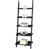 image:imageConvenience Concepts 5 shelves American Heritage Bookshelf Ladder Espresso 7275 x 25Black