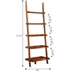 image:imageConvenience Concepts 5 shelves American Heritage Bookshelf Ladder Espresso 7275 x 25Cherry