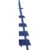 image:imageConvenience Concepts 5 shelves American Heritage Bookshelf Ladder Espresso 7275 x 25Cobalt Blue